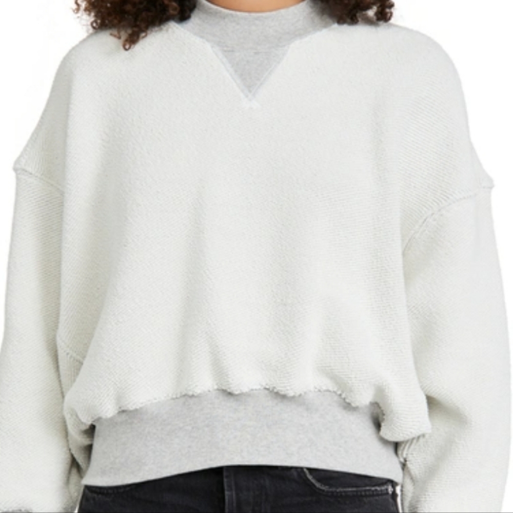 Bassike Reverse Fleece Sweatshirt
